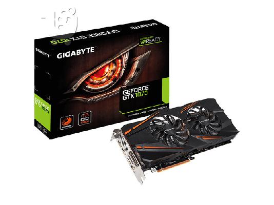 PoulaTo: Gigabyte GeForce GTX 1070 Κάρτα γραφικών WINDFORCE OC Edition